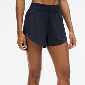 Lululemon Fast and Free Reflective High Rise ClassicFit Short 3” True Navy